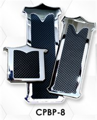 LNCCPBP-8 - Chrome Plated Billet Aluminum PB Pedal Set ('85 & Newer) (Set of 3)