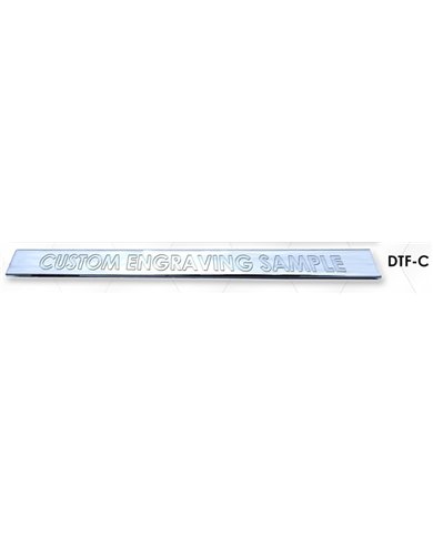 LNCDTF-C - Chrome Plated Billet Aluminum Door To Floor Plate (Custom) (Set of 2)
