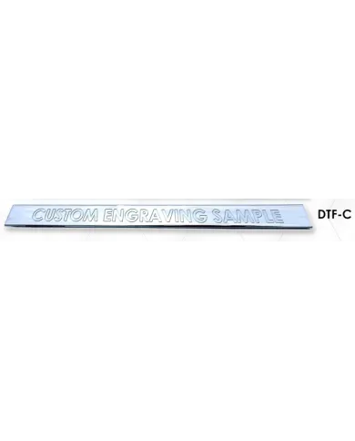 LNCDTF-C - Chrome Plated Billet Aluminum Door To Floor Plate (Custom) (Set of 2)