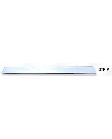 LNCDTF-P - Chrome Plated Billet Aluminum Door To Floor Plate (Plain) (Set of 2)