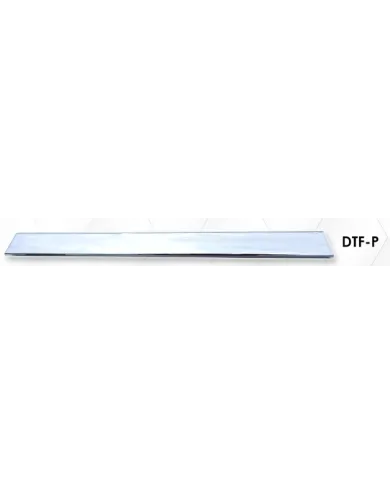 LNCDTF-P - Chrome Plated Billet Aluminum Door To Floor Plate (Plain) (Set of 2)