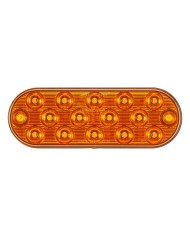 MXM63350Y-A - 6” Oval Amber Park/Front/Rear Turn Thin Profile