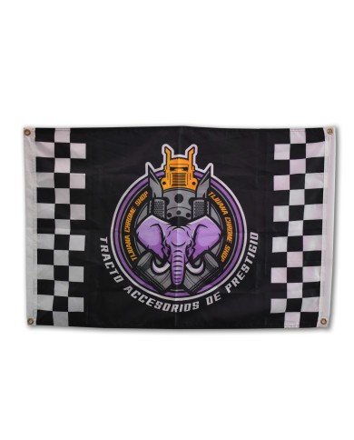 TCSBAN01 -BANDERA BLACK  TCS DE TELA 36" X 24"