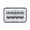 UP34125-ULTRALIT - 9 High Power LED 4" X 6" Rectangular Light With White Position Light Bar