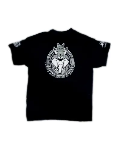 DLKP230 -PLAYERA NEGRA LOGO TCS GRIS