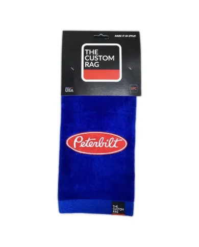 TCR01 -TRUCK RAGS /RED LOGO PETERBILT