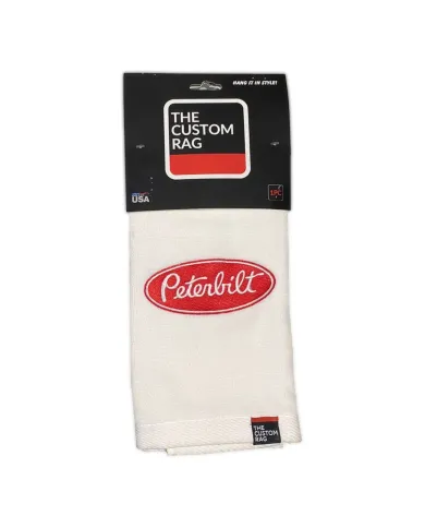 TCR01 -TRUCK RAGS /RED LOGO PETERBILT