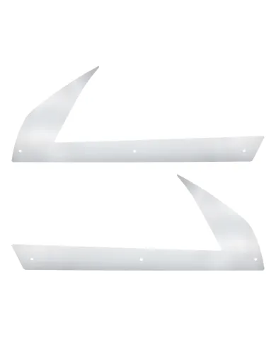 UP29149-430 SS Below Headlight Fender Guards For 2018-2024 Freightliner Cascadia (Pair)