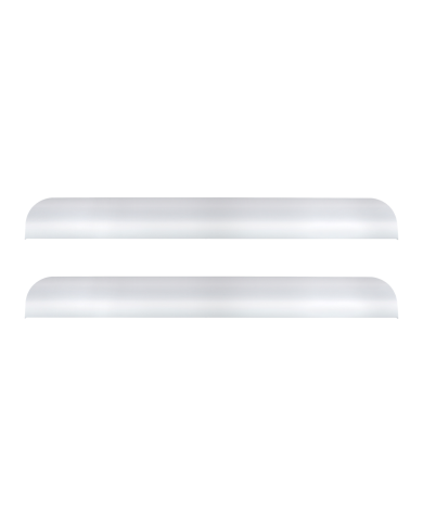 UP29153-430 SS Lower Step Surface Protective Plates For 2018-2026 Freightliner Cascadia (Pair)