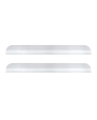 UP29153-430 SS Lower Step Surface Protective Plates For 2018-2026 Freightliner Cascadia (Pair)