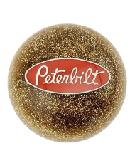 MFC-PRO-B   RED PETERBILT OVAL, BALL SHIFT KNOB