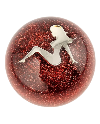 MFC-LFMG-B  Left Mudflap Girl Ball Shift Knob