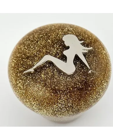 Left Mudflap Girl Ball Shift Knob