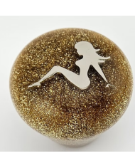 MFC-LFMG-B  Left Mudflap Girl Ball Shift Knob
