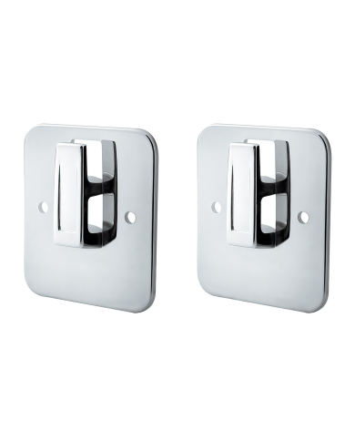 UP40861-Chrome Plastic Sleeper Cab Coat Hanger Plates For Kenworth T800 (1986-2019), T660 (2008-2016), And T600 (1986-