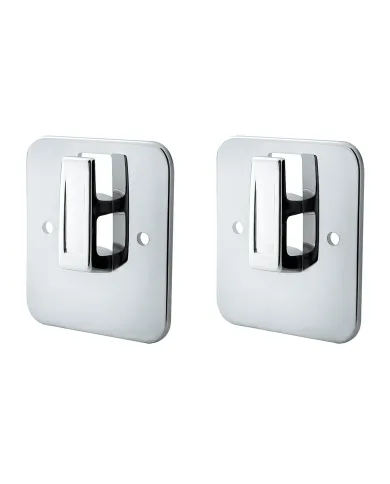 UP40861-Chrome Plastic Sleeper Cab Coat Hanger Plates For Kenworth T800 (1986-2019), T660 (2008-2016), And T600 (1986-