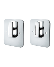 UP40861-Chrome Plastic Sleeper Cab Coat Hanger Plates For Kenworth T800 (1986-2019), T660 (2008-2016), And T600 (1986-