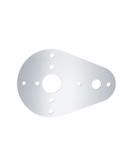 UP34275-304 Stainless Steel Above Door Dome Light Plate For 1994-2026 Kenworth W900