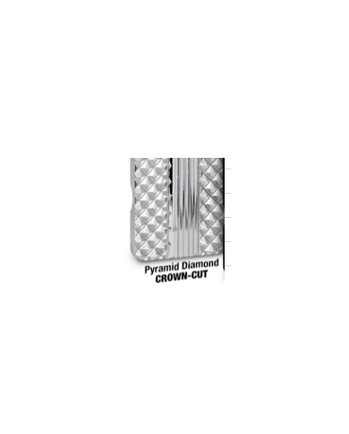 RWCRW235-6-KW  Aluminum Pedals  Pyramid Diamond Crown