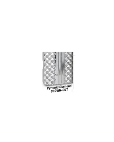 RWCRW235-6-KW  Aluminum Pedals  Pyramid Diamond Crown