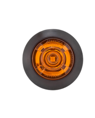 MXM09330Y-XBC   3/4" Round P2/P3/PC2 Amber Clearance Marker, Blunt Cut - Bulk Pack