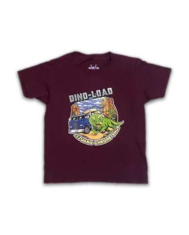 DLKP237-PLAYERA NIÑO GUINDA  DINO-LOAD