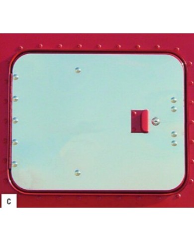 RWN20102- FL CLASSIC/FLD SLEEPER STORAGE DOOR COVERS WITH DIMPLES(304)