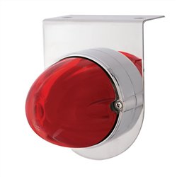 UP34417-Stainless Light Bracket With 9 LED Dual Function Watermelon GloLight - Red LED/Red Lens