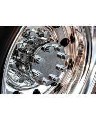 RWN17001-12  -HUB COVER PLSHD W/8 NUTS&5/8" CVRS&10 33MM CVRS DANA/SP(304)