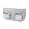 UP34423-SS Light Bracket With 2X 9 LED Dual Function Watermelon GloLight & Visors -Red LED/Clear Lens