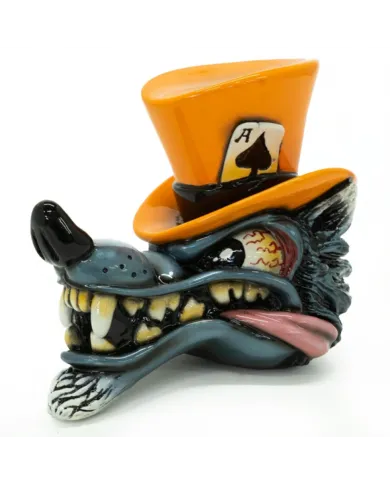 VCSVC113 - Wolf in Top Hat - Orange