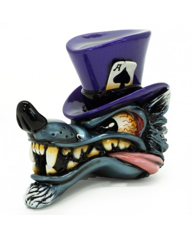 VCSVC114 - Wolf in Top Hat - Purple