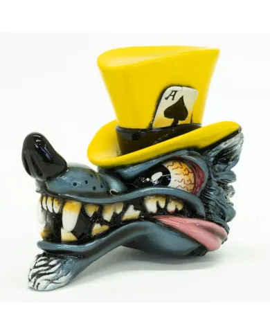 VCSVC116 - Wolf in Top Hat - Yellow
