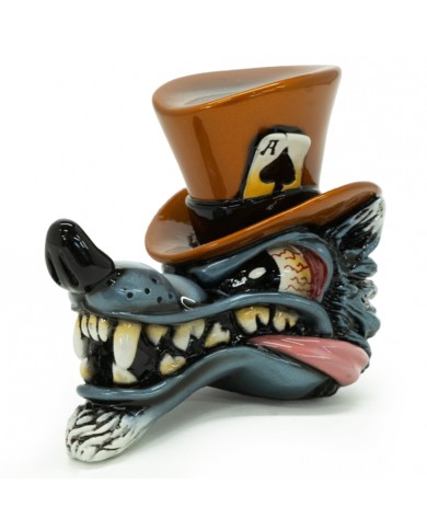 VCSVC119 - Wolf in Top Hat -Metallic Pumpkin