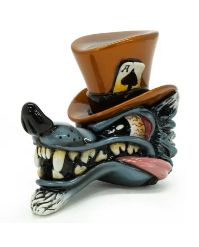 VCSVC119 - Wolf in Top Hat -Metallic Pumpkin