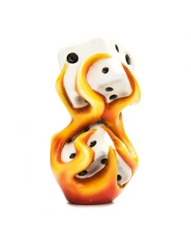 VCSVC015 - Flaming Dice Orange