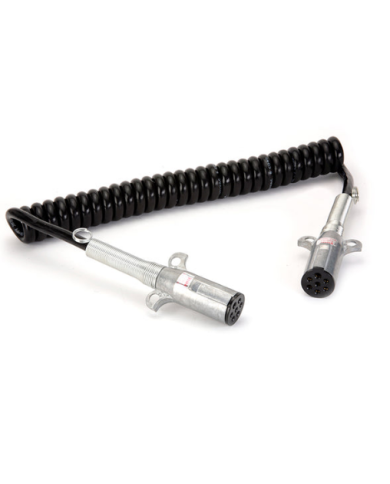 VLV590155-  7-WAY COILED CABLE 6/12,1/10 X 15'