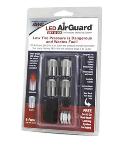 RWCRW-PPK-0402-    4 Pack  AirGuard with Security Lock System