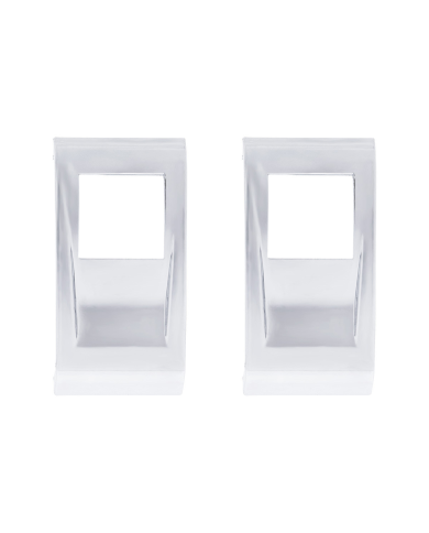 UP41788-Chrome Plastic Rocker Switch Cover For 2022-2026 Peterbilt 579 (Pair)