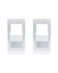 UP41788-Chrome Plastic Rocker Switch Cover For 2022-2026 Peterbilt 579 (Pair)