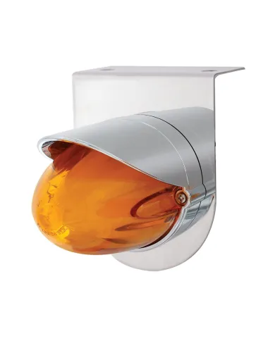 UP34446-SS Bracket With 9 LED Dual Function GloLight Watermelon Grakon 1000 Light & Visor -Amber LED & Lens