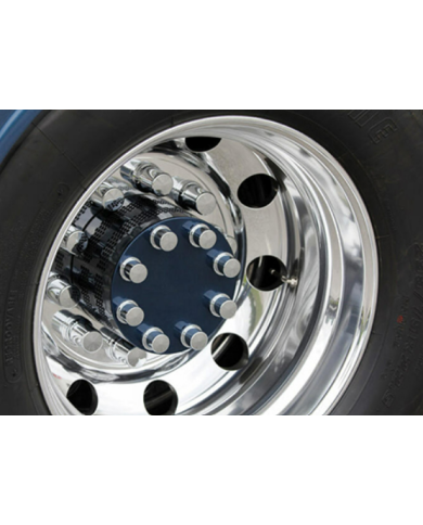 RW17002-12  - HUB COVER SANDED W/NUTS, 5/8" & 33MM COVERS DANA/SPICER