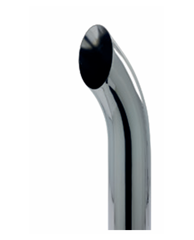 TBLECU6114OD6-  ESCAPE CURVA AMERICANA 6" x 2.90CM OD6