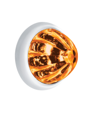 UP36306- UltraBurst 9 LED Dual Function 1-1/2" Watermelon Clearance/Marker Light-Amber LED/Amber Lens