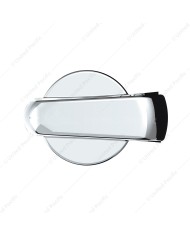 UP41091-Chrome Plastic A/C Control Knob For 2005-2010 Freightliner Century, Coronado & Columbia