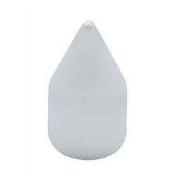 UP10760B-7/16" X 1-1/4" Chrome Plastic Spike Nut Cover - Push-On (Bulk)