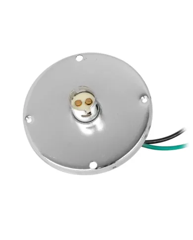 GG79779 - 1157 LIGHT BULB HOLDER W/ FLANGE, 2 WIRES W/4 HOLES