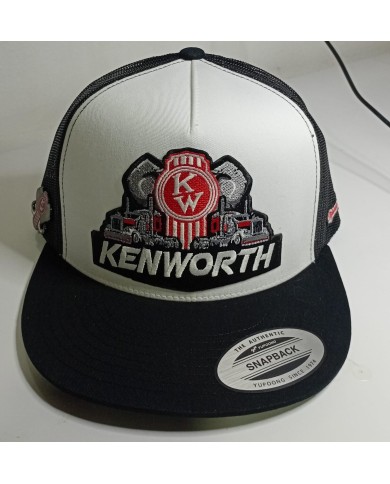 DLKG36-GORRA WHITE PARCHE BORDADO-KENWORTH 36