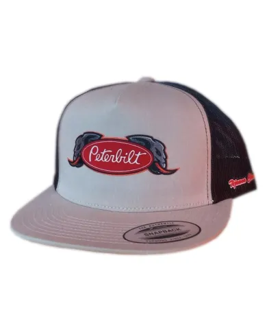 DLKG78 - GORRA SILVER PARCHE PLANCHADO  PETERBILT 78