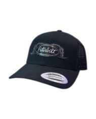 DLKG366-GORRA BLACK CURVA PARCHE PLANCHADO BLACK PETERBILT